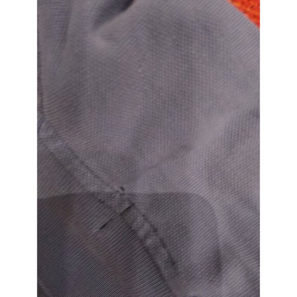 POLO Ralph Lauren Vintage Men's Cotton Blue Polo Orange Logo. Sz Medium - Picture 6 of 11